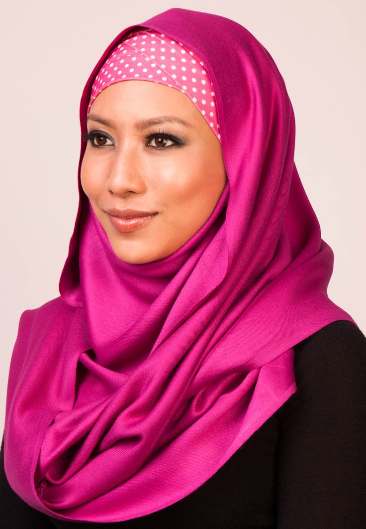 The Haute Hijab Posh Pashmina Silky Fuchsia